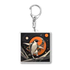 AI Fantasy Art Shopのmoonlit penguin③ Acrylic Key Chain