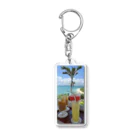 沖縄筋肉屋の南国、トロピカール🏝️ Acrylic Key Chain