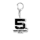 AzK_official shopの5th YEAR BIRTHDAY 5周年記念 Acrylic Key Chain