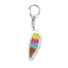 yuruchara_creatureの今にも溶けそうなアイス Acrylic Key Chain