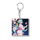 yozoraniyumeoの魔法浴衣少女 Acrylic Key Chain