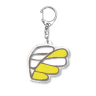 sb&colorのかなりあ色な羽 Acrylic Key Chain