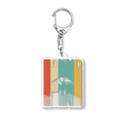 Stylo Tee Shopの東京と富士山 Acrylic Key Chain