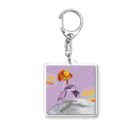 ERiMARi'SHOPのPoppin'ピンクパープル Acrylic Key Chain