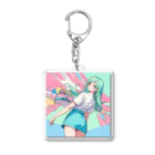 yozoraniyumeoの魔法キャリアウーマン少女 Acrylic Key Chain