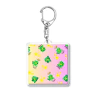 dahchanの折り紙 河童のかっぴー ランダムバージョン ビンク Acrylic Key Chain