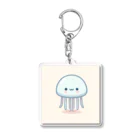 わくわく海の雑貨屋のゆるゆるクラゲちゃん Acrylic Key Chain