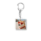 naftethの柴犬のとらさん Acrylic Key Chain