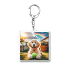 アニマルペイントの犬のグッズ Acrylic Key Chain