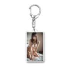 AIグラビア写真集の下着女性　 Acrylic Key Chain