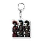 riotriffs_punksのサムライパンクス Acrylic Key Chain