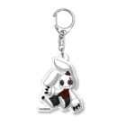 AZCo/AZCoWORKs suzuri店のRabbit × Rabbit トーマス Acrylic Key Chain