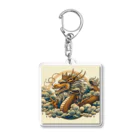 369miracleの龍のイラスト Acrylic Key Chain