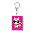 大江戸花火祭りのInariFox CharmMagic～稲荷の狐4 Acrylic Key Chain