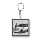 freedomの俺の愛車 Acrylic Key Chain