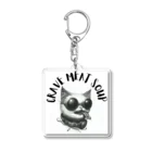 CRAVE MEAT SOUPの#drunk cat Acrylic Key Chain