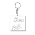 roundheadsのネコハッカーズ Acrylic Key Chain