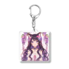 yos-1292583のねこニコばん Acrylic Key Chain