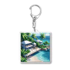 Paradise ExploreのCrystal Bay Resort Acrylic Key Chain