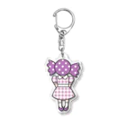 あめっこ屋のあめっ娘ぶどう Acrylic Key Chain