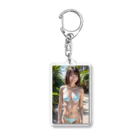 AIグラビア写真集の水着美女 Acrylic Key Chain