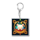 (^_^)はっぴーすまいるニコニコ『Happy Smile 2525』の金運もアガる⁉️ ピカピカのかわいいキャラ Acrylic Key Chain