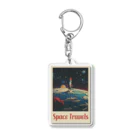 Chop Storeの宇宙旅行 Acrylic Key Chain