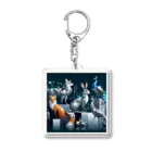 Animal_hero-457_AsukaYamamotoの未来をイメージさせるアニマルたち🐾✨ Acrylic Key Chain