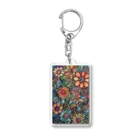 癒し屋（iyashiya）のFlowers１ Acrylic Key Chain