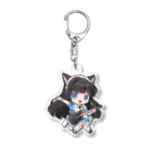 黒月屋の黒月かなせ🌙ぎゅんぎゅんギター Acrylic Key Chain