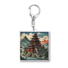 Kaz_Alter777の日本最初の魔王城 Acrylic Key Chain