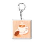 Sikisiyoのレトロ風なコーヒーイラストグッズ Acrylic Key Chain