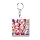 8kn356231の美少女 Acrylic Key Chain