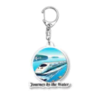 チェリモヤの新幹線 水辺の旅 01 Acrylic Key Chain