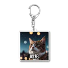 rurifuのゲーミング猫 Acrylic Key Chain