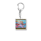 エーアイエイエイのAIが考えた「願いが叶う絵」 Acrylic Key Chain