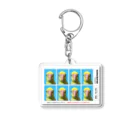 tenetの就活を控えたオカメインコの証明写真 Acrylic Key Chain