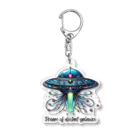 チェリモヤの宇宙冒険UFO 02 Acrylic Key Chain