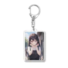 character itemsの黒髪キャラグッツ  Acrylic Key Chain