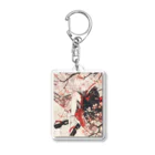 as -AIイラスト- の桜と着物 Acrylic Key Chain
