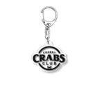 MatrixSphereのCRABBY CRABS CLUB シンプルロゴ アクリルキーホルダー