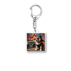 _ilka_の柴犬のヒップホップ Acrylic Key Chain