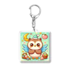 ゆるふわすとあっ♪の幸運を呼ぶフクロウ🦉⭐ Acrylic Key Chain