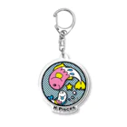 Macchi Baco | SUZURI SHOPの星座／Pisces（うお座）アイコン風イラスト Acrylic Key Chain