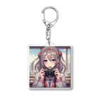 Happy_Sunny_Daysのカメラ女子 Acrylic Key Chain