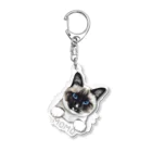 みきぞーん｜保護猫 ミッキー画伯と肉球とおともだちのmomo Acrylic Key Chain