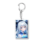 AIjou-Ecstasyの💎宝石のような青い瞳が愛らしい超絶美少女💎 Acrylic Key Chain