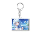 AIjou-Ecstasyの💎美しい水や花と寄り添う、超可愛い女の子💎 Acrylic Key Chain