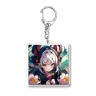 moiのおみせの和風女子 Acrylic Key Chain