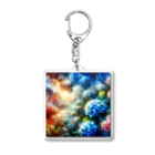 chika_22の紫陽花夢幻 Acrylic Key Chain